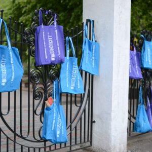 Еко сумка блакитна